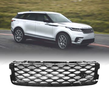 CALANDRE POUR RANGE ROVER VELAR 17- LOOK R DYNAMIC NOIR BRIL, Auto-onderdelen, Carrosserie, Verzenden, Nieuw