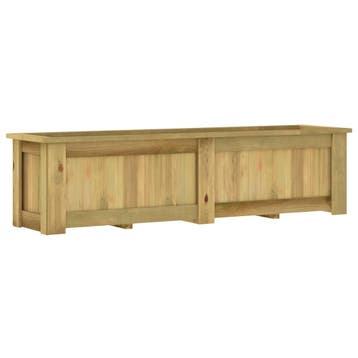 vidaXL Plantenbak verhoogd 196x50x50 cm geïmpregneerd, Verzenden