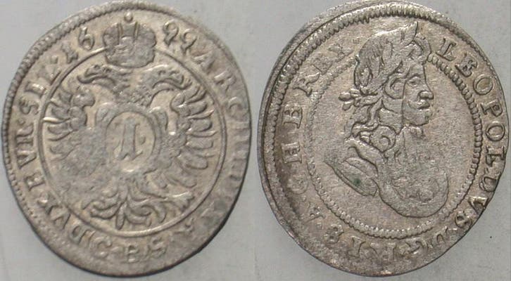 1 Kreuzer 1699 Cb Brieg Schlesien Leopold I, 1657-1705, Timbres & Monnaies, Monnaies | Europe | Monnaies non-euro, Envoi
