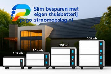 Thuisbatterij Set Deye 1f omvormer met thuisbatterij 10 kWh, Verzenden, Nieuw, Compleet systeem, 200 wattpiek of meer