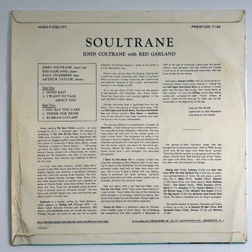 John Coltrane - Soultrane (1st Danish pressing) - Enkele, Nieuw in verpakking