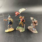 3 Medieval Soldier Figures: Villanovan Warrior, Landsknecht, Nieuw