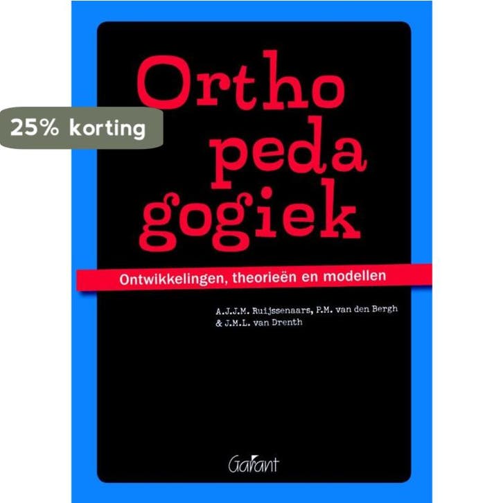 Orthopedagogiek. / KOP-Serie / 32 9789044128956, Livres, Livres d'étude & Cours, Envoi