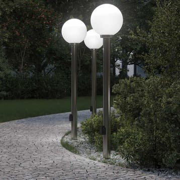 vidaXL Bolderverlichting met sensor en stopcontact 3 stuks, Verzenden