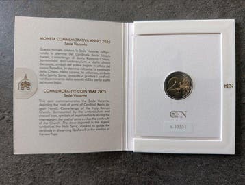 Vaticaan. 2 Euro 2025 Sede vacante (Zonder minimumprijs)