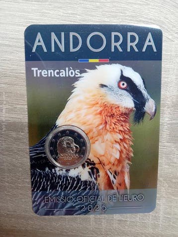 Andorra. 2 Euro 2025 Bearded + Small States Games (2