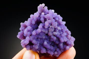 TOP violet améthyste formation botryoïdale - aussi connu