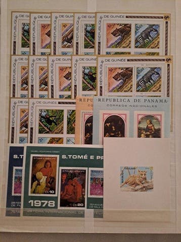 Wereld 1930/1990 - Mondo 1930/1990: meer dan 500 velletjes, Gestempeld