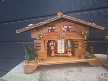 Weerstation (5) - Multiplex - Weerhuisjes 5 stuks