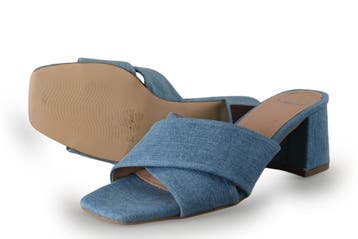 Manfield Muiltjes in maat 38 Blauw, Zo goed als nieuw, Manfield, Verzenden, Blauw