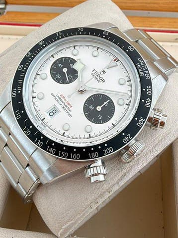 Tudor - Black bay Chronograph Panda - Heren - 2020-2025, Handtassen en Accessoires