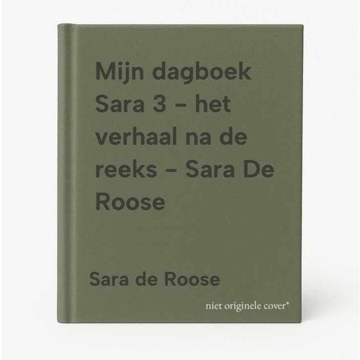Mijn dagboek Sara 3 - het verhaal na de reeks - Sara De, Livres, Romans, Envoi