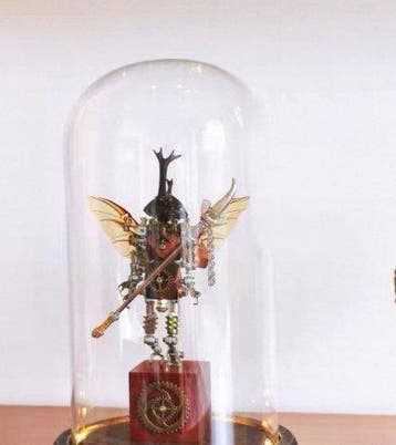Decoratief ornament - Steampunk-insectenkunst