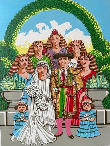 Isabel Villar - Boda del torero (matrimonio del torero)