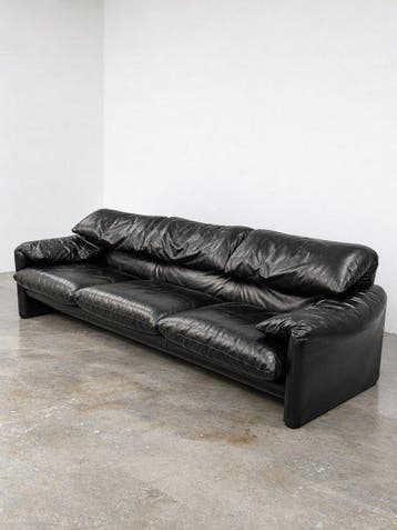 Cassina - Vico Magistretti - Sofa - Maralunga - Leder -