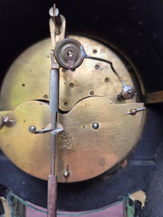 Pendule de cheminée - Japy Freres - Bois - 1800-1850, Antiquités & Art, Antiquités | Horloges