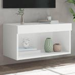 vidaXL Tv-meubel met LED-verlichting 60x30x30 cm wit, Verzenden