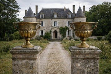 Jardinière (2) - Métal - Paire exclusive classique