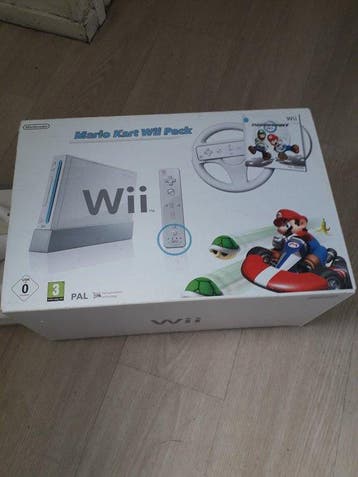 Nintendo - Wii - Mario Kart Wii Pack - Spelcomputer - In, Games en Spelcomputers, Nieuw
