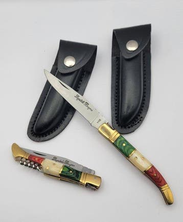Laguiole Bougna - Ensemble de couteaux de table (2) -, Antiek en Kunst