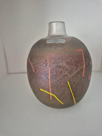 Kosta Boda - Bertil Vallien - Vaas - tornado - Glas
