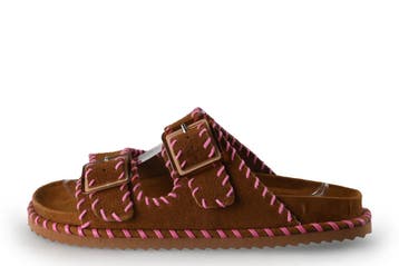 Colors of California Slippers in maat 41 Cognac, Slippers, Overige kleuren, Verzenden, Zo goed als nieuw