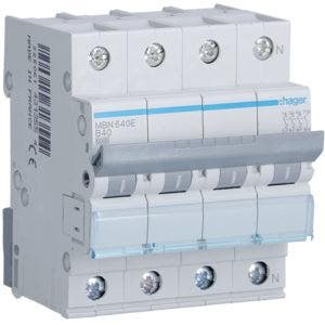 Hager MBN Stroomonderbreker - MBN640E, Verzenden, Nieuw
