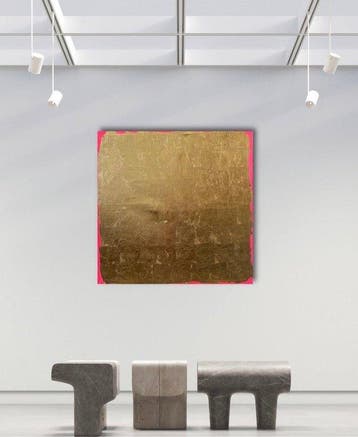 Stefanie Raus - Pink Gold II 1881 XXL, Antiek en Kunst
