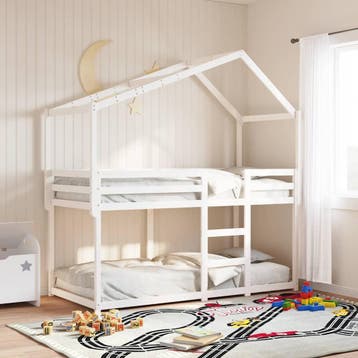 vidaXL Kinderbedhuisje 213x85,5x144,5 cm massief grenenhout, Verzenden