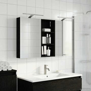 vidaXL Badkamerkast set 3 pcs 110 x 10,5 x 60,5 cm Bewerkt, Verzenden