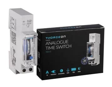 Analoge schakelklok 1-kanaal THORHEON, Doe-het-zelf en Bouw, Ophalen of Verzenden, Nieuw