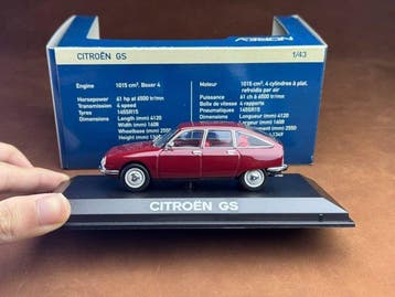 Norev 1:43 - Voiture miniature - Citroën GS, Nieuw