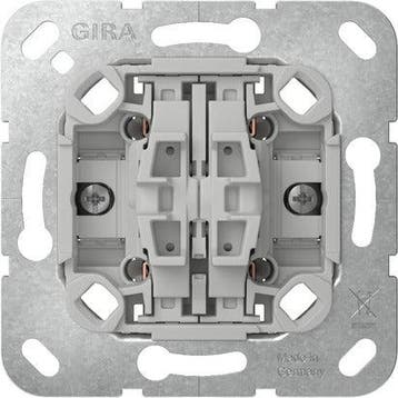 Gira 4-Gang Drukknop Schakelaar 10A 250V NO Contact - 314700, Verzenden, Nieuw