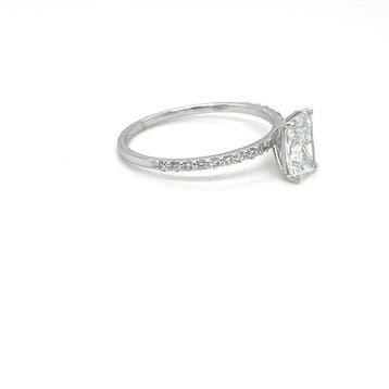 Sans prix de réserve - Bague - 14 carats Or blanc - 1.28ct., Nieuw