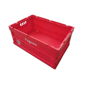 Vouwkrat 600x400x270 pp levensmiddelgeschikt gebruikt, Doe-het-zelf en Bouw, Kratten en Dozen, Ophalen of Verzenden, Nieuw