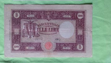 Italië. Lire - 1.000 Lire 18/01/1947 Grande C (B.I.) -