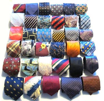 Themacollectie - 35X Cravatte Vintage - Cacharel, Bagutta,