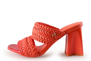 Mexx Muiltjes in maat 37 Oranje, Kleding | Dames, Schoenen, Mexx, Verzenden, Oranje, Zo goed als nieuw