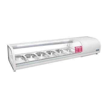 Polar G-serie gekoelde tapas vitrine 6x GN 1/3, Verzenden, Nieuw in verpakking, Koelen en Vriezen