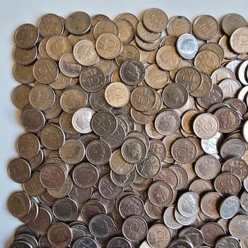 Pays-Bas. Wilhelmina. 10 Cent 1948 Lot van 500 stuks (Sans