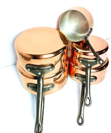 Cuivres de Faucogney - Kookpottenset - Koper - Frankrijk