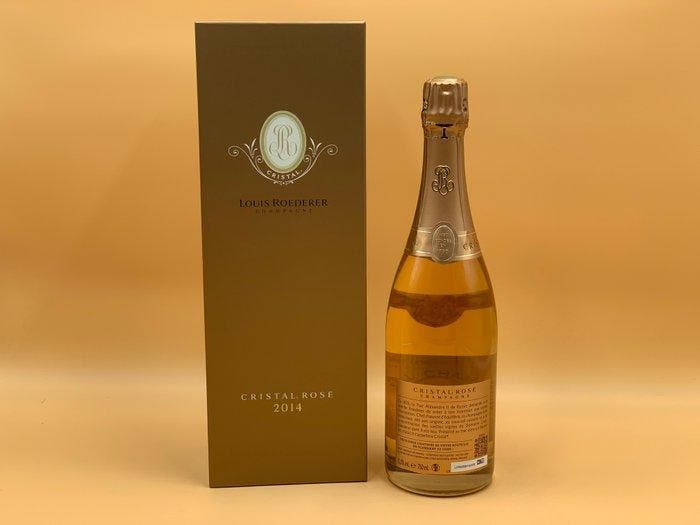 2014 Louis Roederer, Cristal - Champagne Rosé - 1 Fles (0,75, Verzamelen, Wijnen