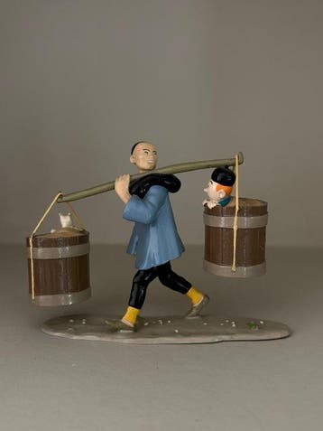 Pixi - Beeldje - Hergé: Tintin, Milou et le Chinois -