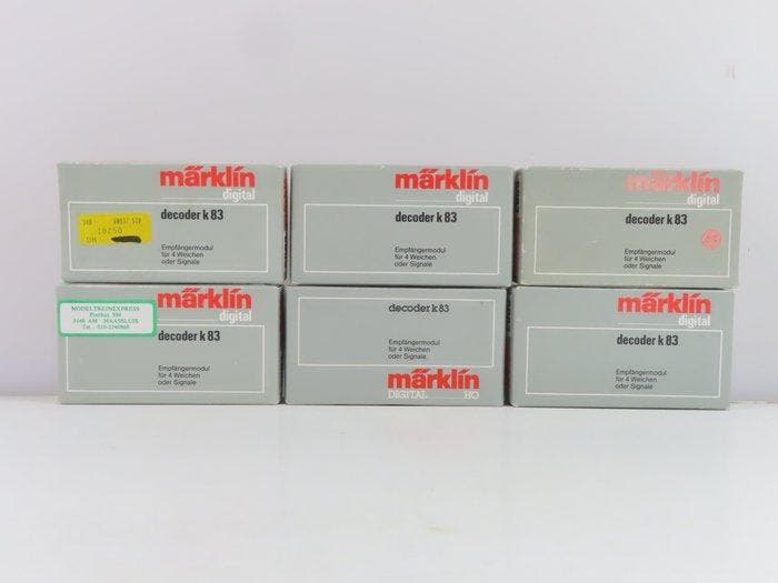 Märklin H0 - 6083 - Digitale besturingseenheid (6) - 6x K83,, Hobby en Vrije tijd, Modeltreinen | H0