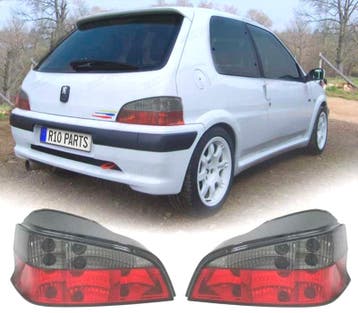 FEUX ARRIÈRE POUR PEUGEOT 106 96-03 FUMÉ, Auto-onderdelen, Verlichting, Verzenden, Nieuw
