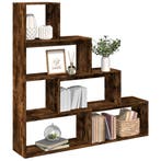 vidaXL Kamerscherm / boekenkast 143,5x29x143,5 cm hout, Verzenden, Nieuw