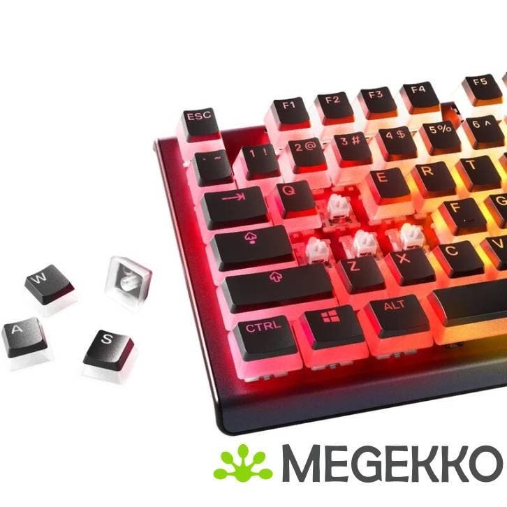 Steelseries PrismCAPS Zwart Keycaps, Computers en Software, Toetsenborden, Nieuw, Verzenden
