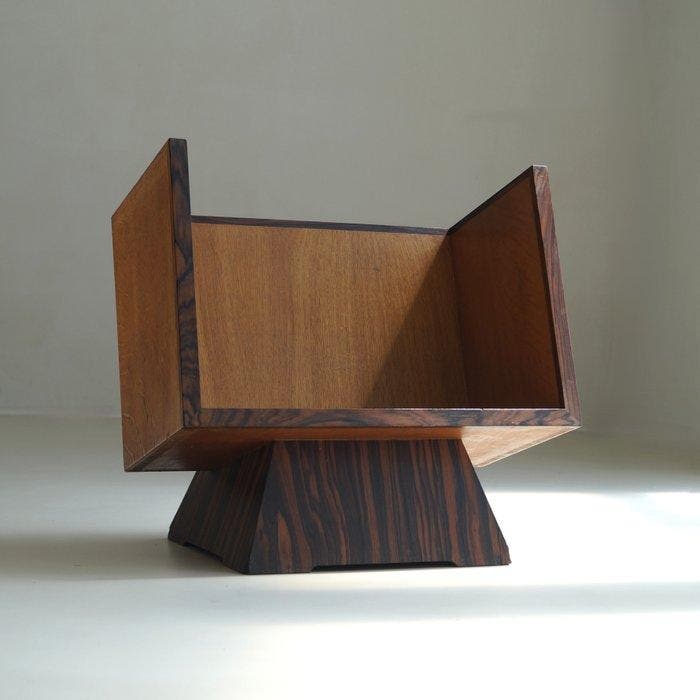 Rek - Eik, Coromandel - Haagse School boekstand, Antiquités & Art, Art | Objets design