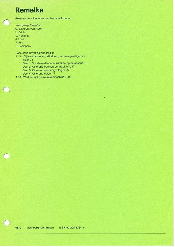 Remelka A9 en A10 in Guldens (zie omschrijving door dit prod, Boeken, Schoolboeken, Verzenden