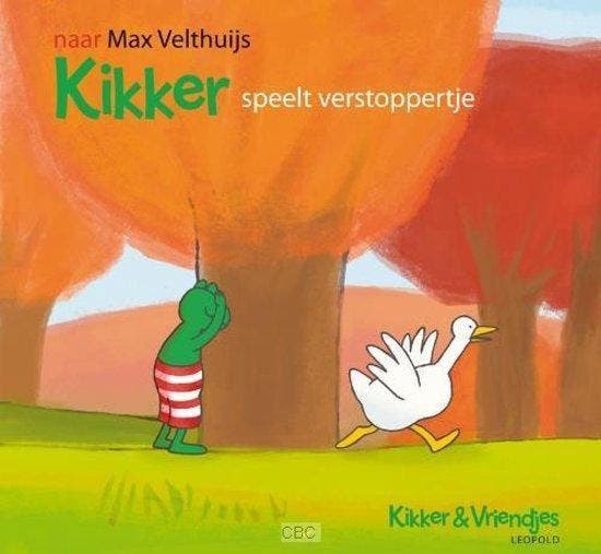 BOEK KIKKER SPEELT VERSTOPPERTJE - Velthuijs, Livres, Livres Autre, Envoi